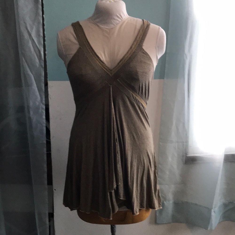 Mini stripe evening tank